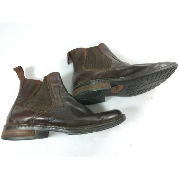 Born Ankle Boots Men\'s Size 9.5 M/W Slip On Leathe